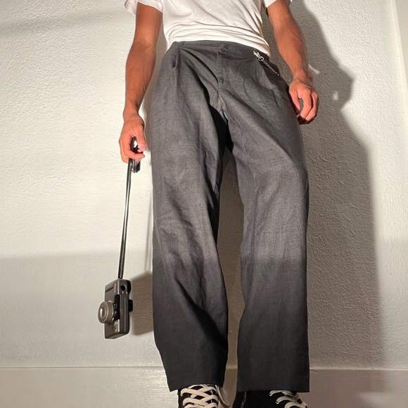 VINTAGE BALENCIAGA WOOL DRESS PANT - Picture 3 of 14